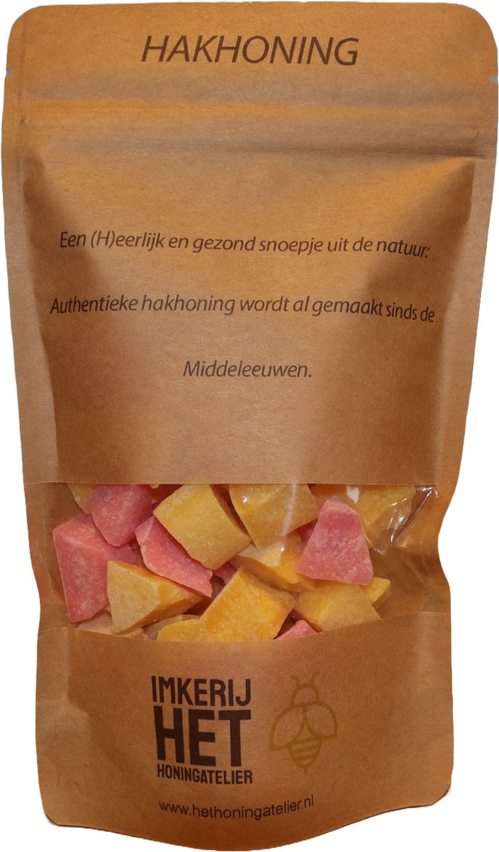 Hakhoning - 3 zakken Perzik Gluten en Lactose vrij 250gr