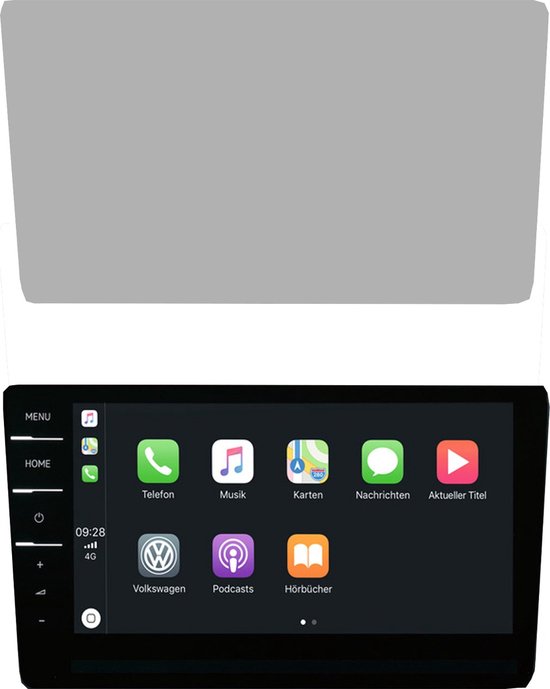 Protection d'écran - Film de protection d'écran pour Volkswagen VW Arteon/Passat Discover Pro - Mat anti-traces de doigts - Auto-cicatrisant - Découpe de précision - Fabriqué aux Nederland