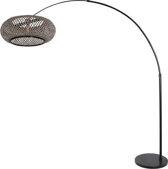SalesFever Booglamp XXL 230 cm | in hoogte verstelbaar | lampenkap 40