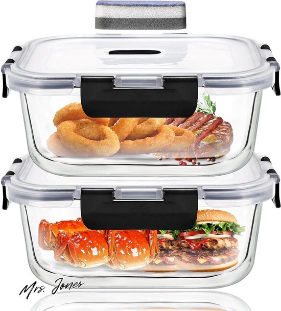 Fit het nieuwe jaar in – Vershouddozen Meal Prep dozen 19 l luchtdichte Fit het nieuwe jaar in – Vershouddozen Meal Prep dozen 19 l luchtdichte