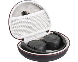 Koptelefoon Case - Harde Beschermhoes - Geschikt voor o.a. Bose, JBL, Sennheiser Beats, Beats by Dre - Witte binnenvoering - Koptelefoon Hoesje - opvouwbare koptelefoon - Koptelefoon Case - Koptelefoon Hoes - Beschermhoes - Draagtas