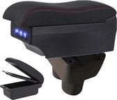 Accoudoir Multifonctionnel - Convient pour Volkswagen Caddy et Touran (2004-2019) - 7 Connexions USB - Compartiments de rangement - Porte-gobelet