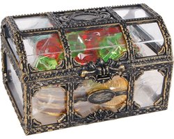 Schatkist met 30 munten en 30 diamanten