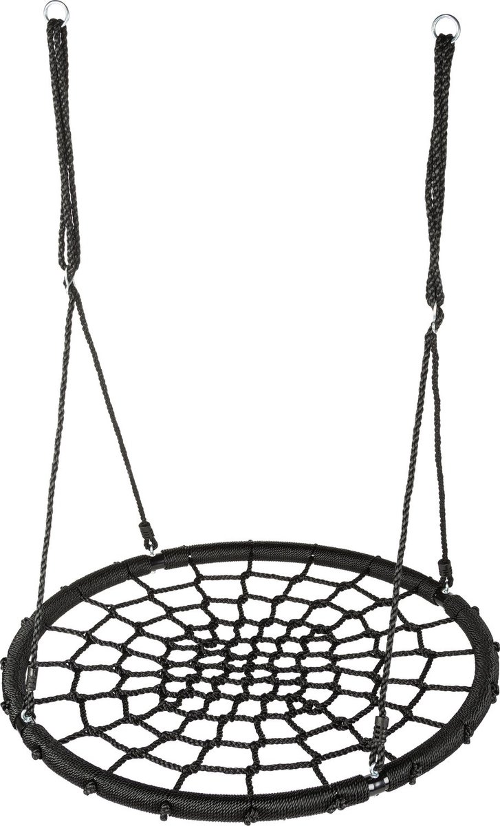 Luverno® Nestschommel XXL - tot 150 kg - Schommel, Kinderschommel, Netschommel, Hangende Schommel, Plaatschommel - Tuin, Terras, Balkon, Veranda — afbeelding 11