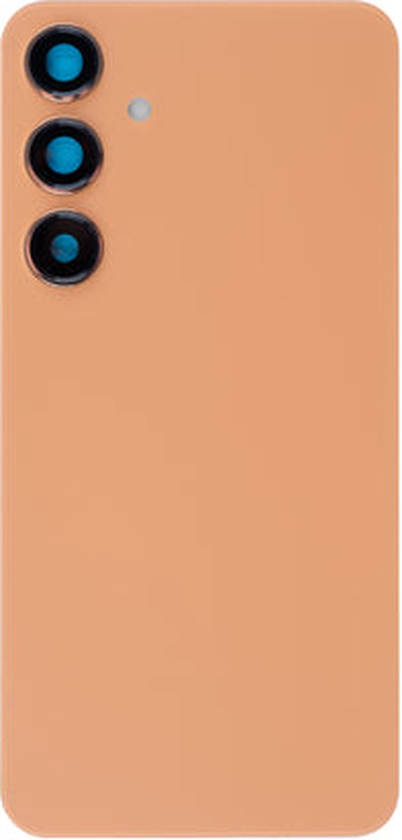 Back Cover Geschikt Voor Samsung Galaxy S24 S921B - Sandstone Orange - Inclusief Lens