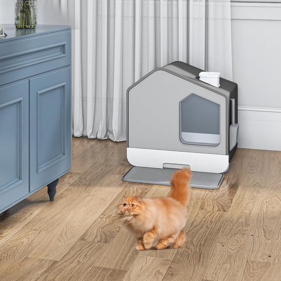 Littycat kattenbak afvoercontainer met schep - Kattentoilet