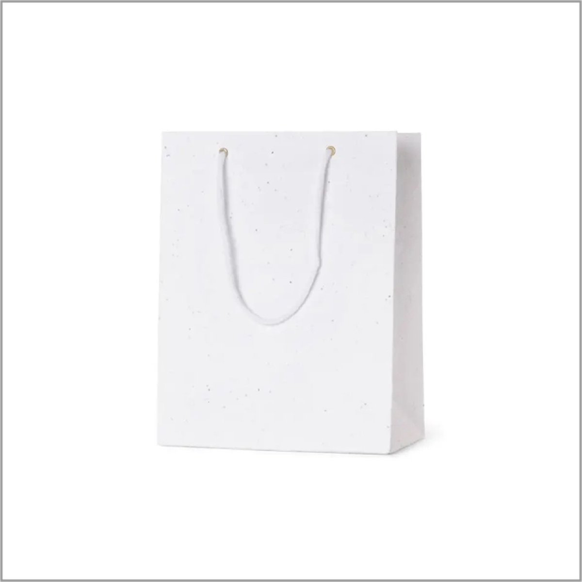 Cadeau tasjes van groeipapier - 6 stuks - Uniek - 90 x 110 mm - biologisch afbreekbaar