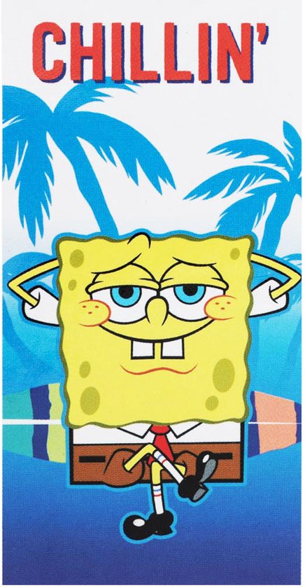 SpongeBob Strandlaken, Chillin' - 70 x 140 cm - Katoen