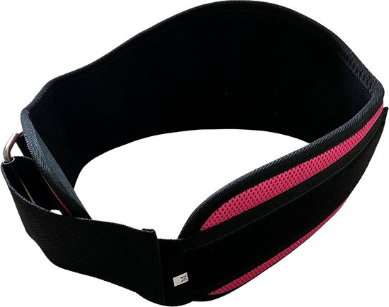 Ceinture de fitness Lifting Belt Nylon - Rose - Small - Ceinture confortable pour un maintien optimal lors des squats, soulevés de terre et musculation. Aide à stabiliser le tronc et protège le dos lors d'exercices intenses. Respirant