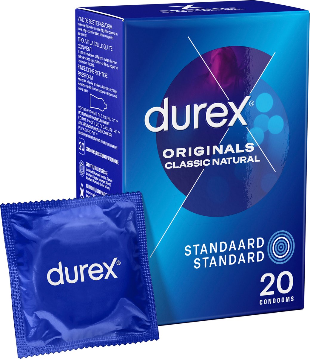 Durex Originals Condooms Classic Natural - 20 stuks