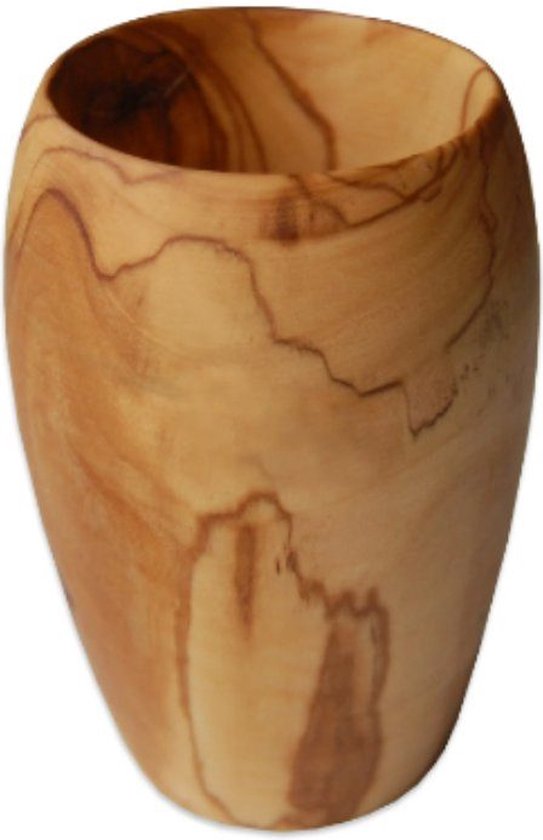 Gobelet en bois d'olivier DOM Klein (100 ml) – Antibacterieel, durable et Handgemaakt