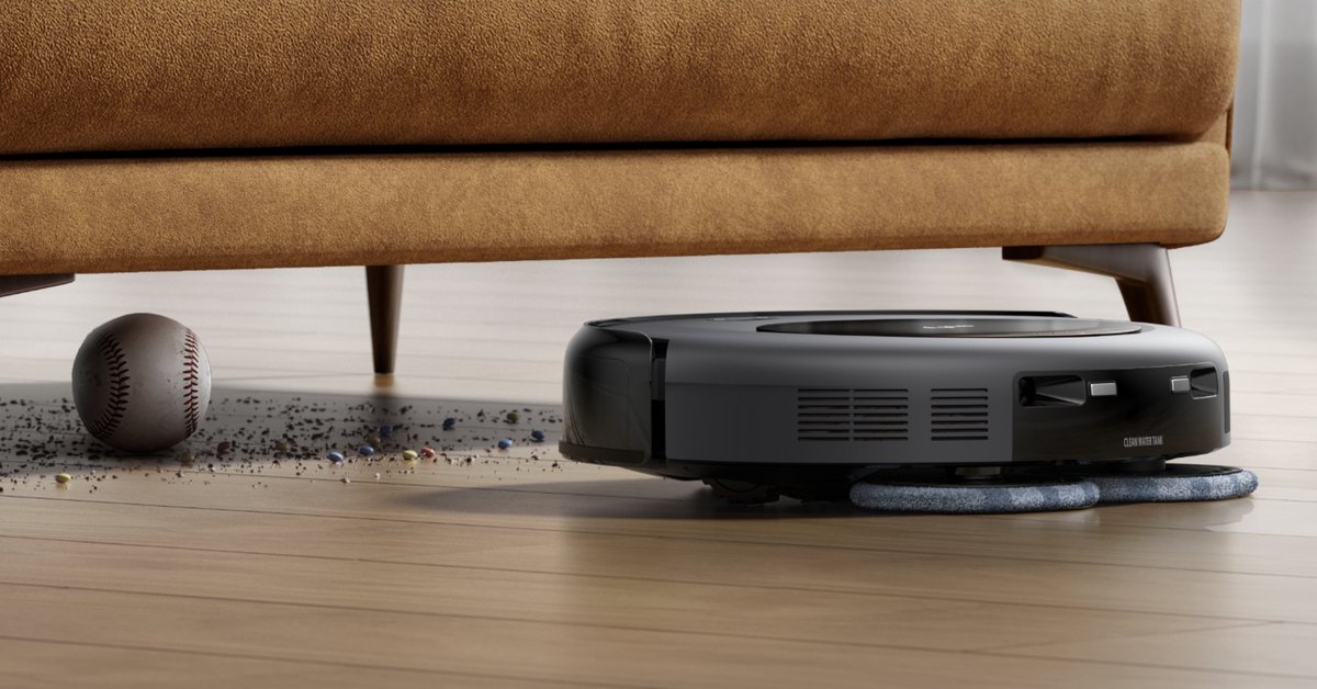 eufy Clean Omni C20 Robotstofzuiger met reinigingsstation - Robot Vacuum - 7.000 Pa Zuigkracht, Ronddraaiende Dweilpads, Met Objectdetectie, 8,5 cm Ultraplat Design, Zwart — afbeelding 7