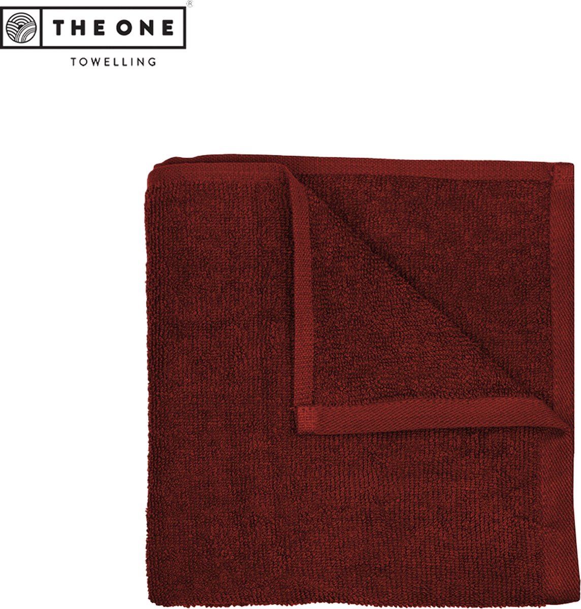 The One Towelling Salon Handdoek - 45 x 90 cm - Kappershanddoek - Hoge vochtopname - Katoen - Rood