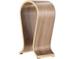 Stijlvolle Houten Hoofdtelefoonhouder voor Thuis en Kantoor, Universele Hoofdtelefoonstandaard