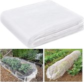 2 x 5 m tuinnet, fijnmazig, plantenbeschermingsnet, bloemenbeschermingsnet, voor planten, groenten, fruit, bloemen, broeikas, voor effectieve bescherming tegen ongedierte, vogelkooi
