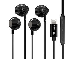 Bedrade Oordopjes geschikt voor iPhone oortjes - Bedraad - 2 Stuks - Werkt Direct - Geschikt voor Apple Lightning ( 14, 13, 12, 11, X, Pro Max Xs ) Oordoppen met Draad