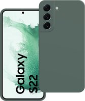 Cazy Hoesje geschikt voor Samsung Galaxy S22 Hoesje - Color Backcover - Groen