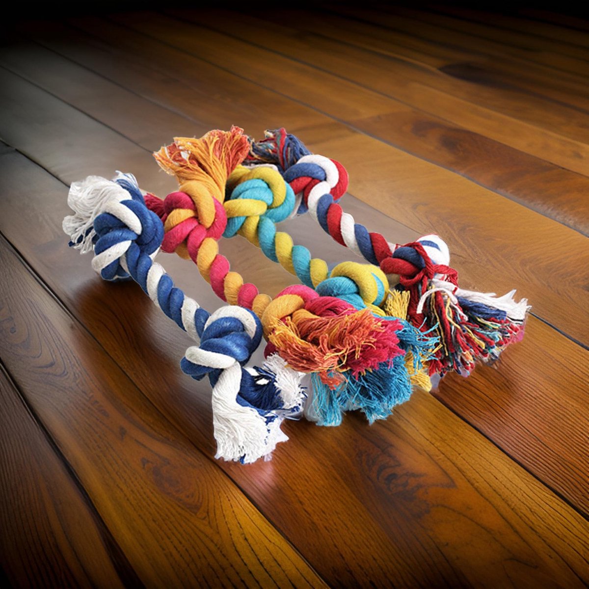 3 Stuks Dental Toy Hondenspeelgoed Tandversterking Touw - Dierenspeelgoed - Hond - Gebit - Versterking