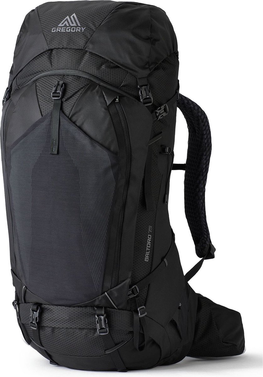 GREGORY Toeristische rugzak Rugzak Baltoro 75 Backpack Obsidian Black Zwart