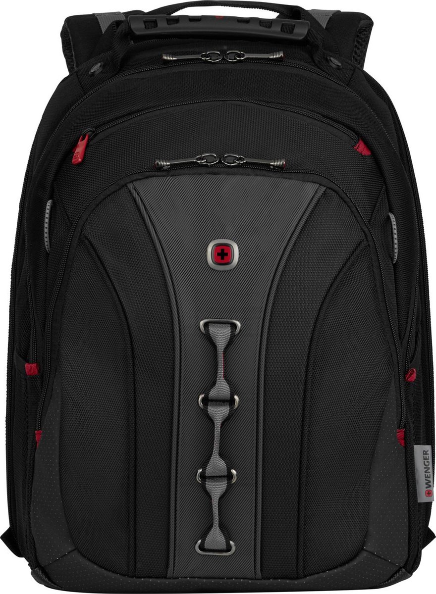 Wenger Legacy Laptop Backpack 16 Inch Black Grey