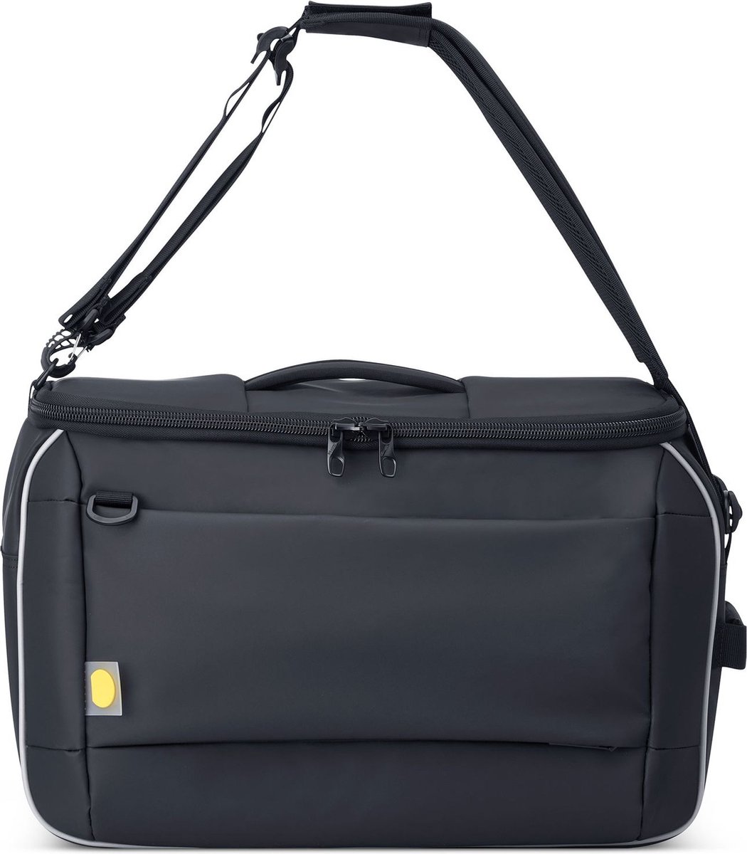 DELSEY PARIS Reistas Rugzak met laptopvak Aventure Cabin Duffle Bag / Backpack 46L Black Zwart
