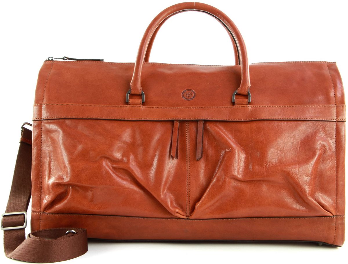 SADDLER Reistas Schoudertas Orlando Weekend Bag Midbrown Bruine