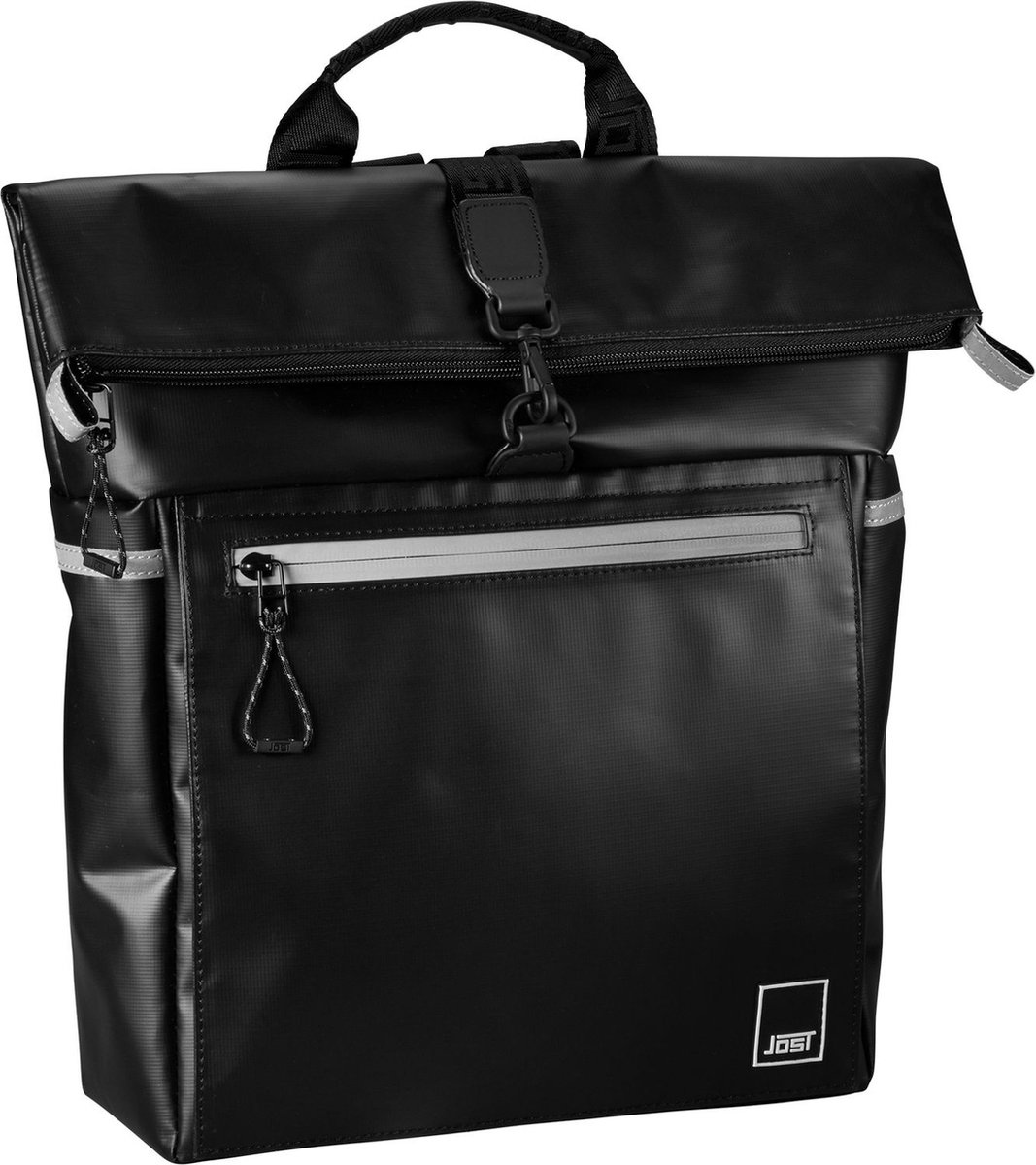 JOST Fietsrugzak Rugzak met laptopvak Tolja Currier Backpack Black Zwart