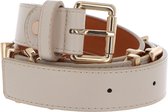VALENTINO Ceinture Emma Winter Belt W120 Ecru / Oro Écru