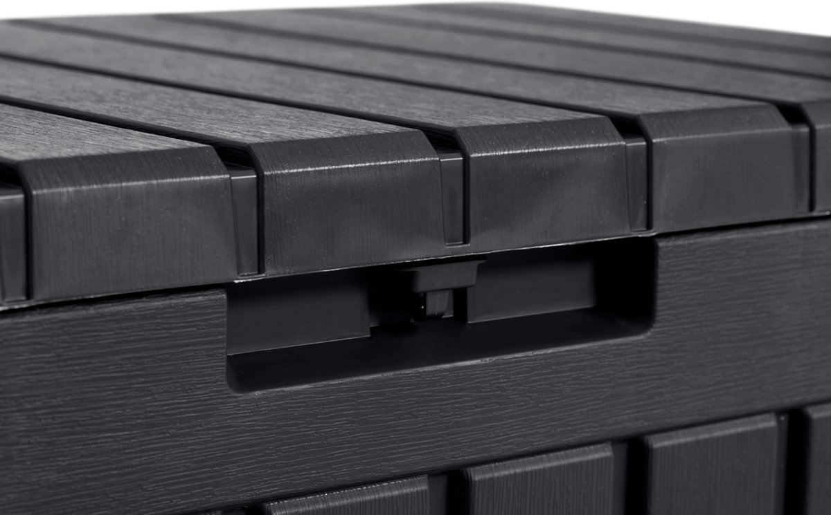 Keter Kentwood Coffre de rangement - 190L - 82,3x45,7x57,7cm - Anthracite
