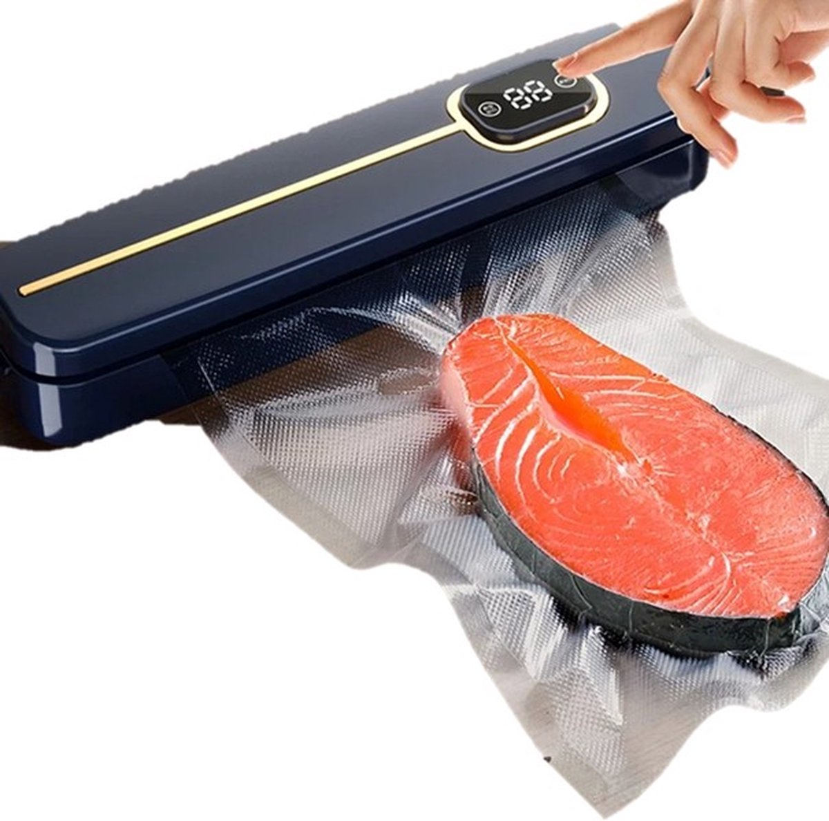 Automatische Vacuümmachine - Vacuümmachine - Vacuumeermachine - Vacumeermachine foodsaver - VacuumSealer - Sealapparaat - 33x7.5x5.8cm - Zwart