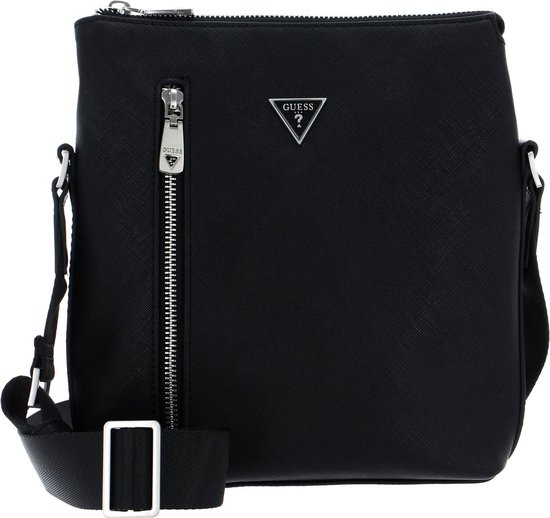 Sac à Épaule GUESS Dea Crossbody Top Zip - Élégant Noir, Bandoulière Réglable