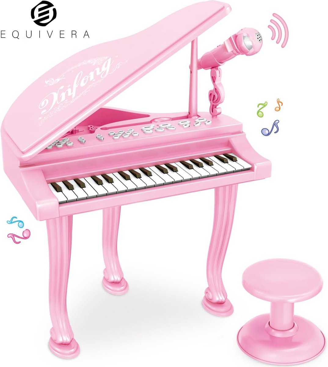 Equivera KinderPiano - Kinder Piano - Kinder Keyboard - Piano voor Kinderen - Kinder Piano Keyboards
