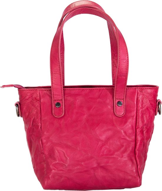 CINQUE Cuir Sac à épaule bandoulière Nicoletta Handbag Berry Framboise