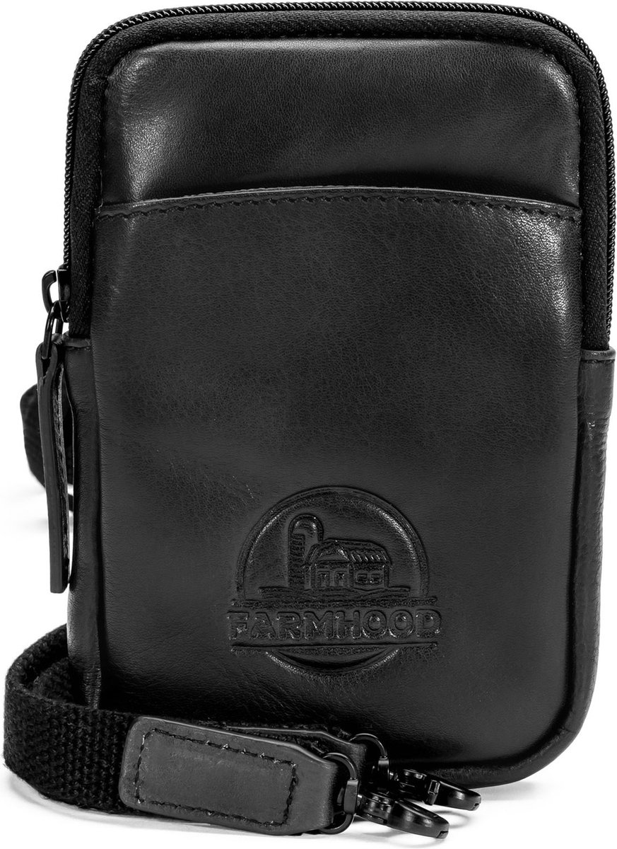 Farmhood Telefoontasje Memphis Phone Bag Black Zwart