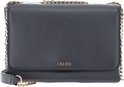 Sac bandoulière Liu Jo anthracite avec chaîne dorée.