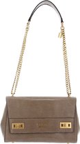GUESS Sac à épaule Sac à épaule bandoulière Katey Flap Shoulder Bag Dark Taupe