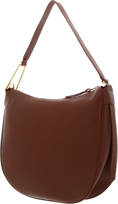 COCCINELLE Cuir Sac à épaule Priscilla Handbag Grained Leather Brule Terracotta