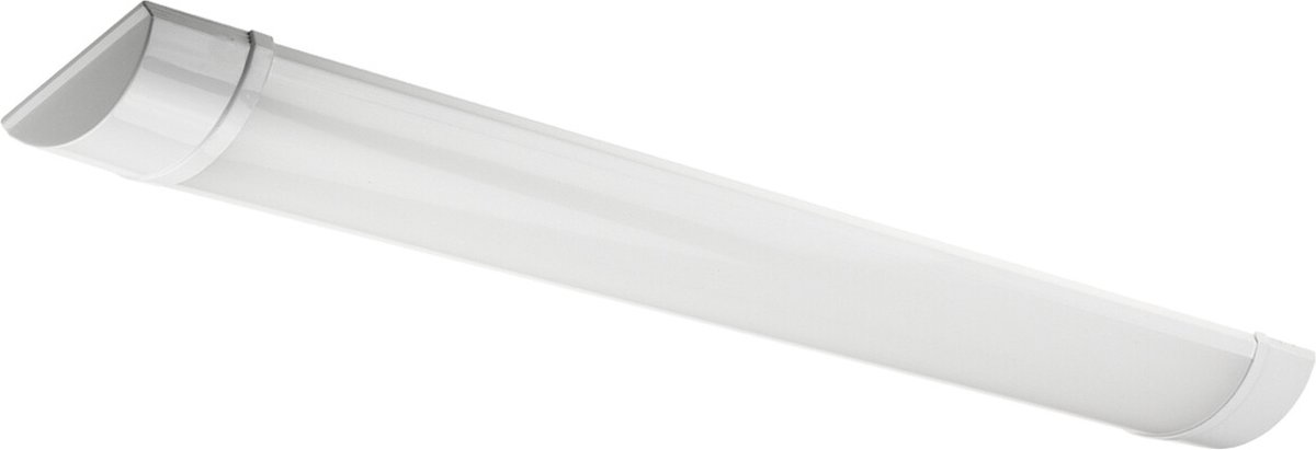 LED Batten - LED Balk - Titro - 18W - Natuurlijk Wit 4200K - Aluminium - 60cm
