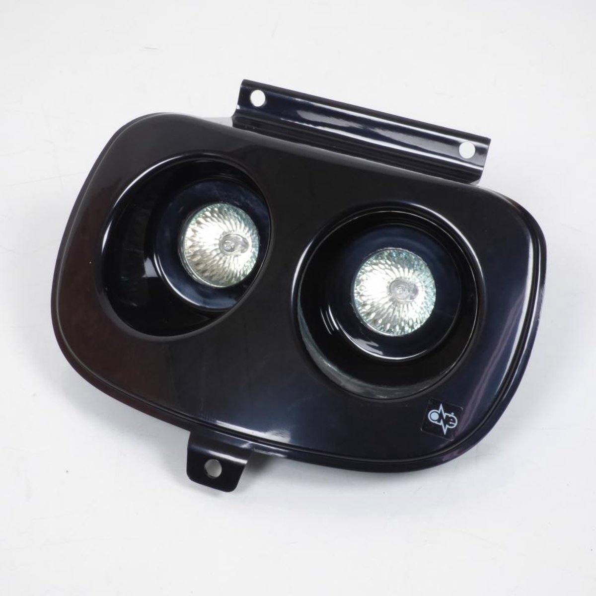 front optiek één voor scooter mbk 50 spirit 1997 tot 2003 zwart nieuw