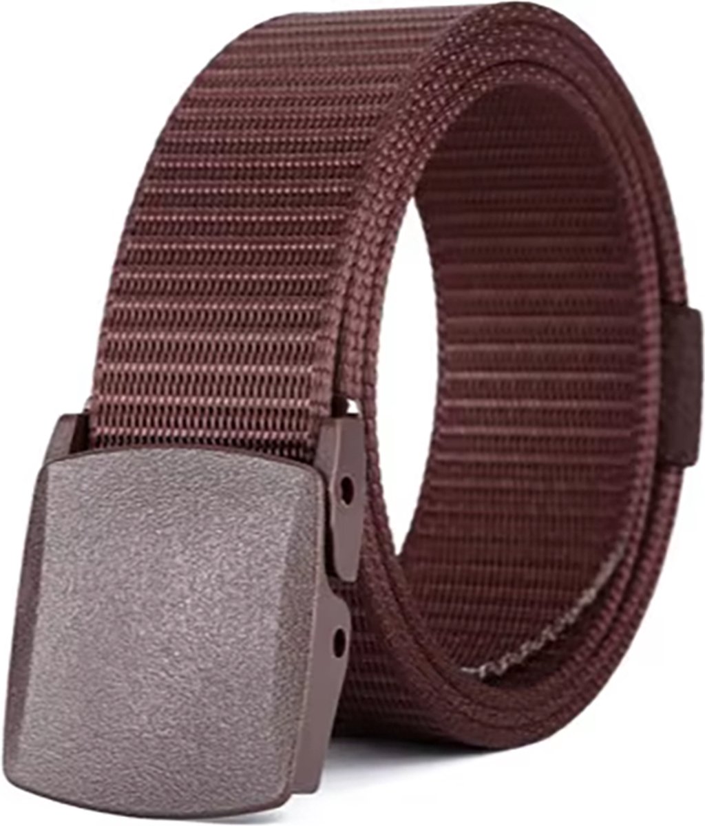 Actie4you® - Riem - Broekriem - Koppelriem - Zonder Gaatjes - Unisex - 120cm - Bruin