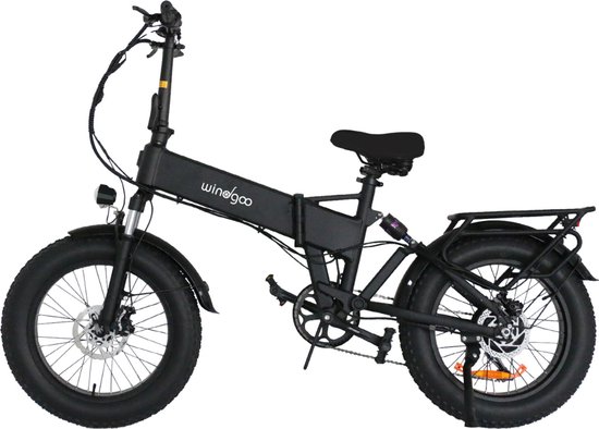 Windgoo F22 Pro Elektrische Vouwfiets – Fatbike – 20 Inch - 250W Motor - 7 Versnellingen - 70 km Actieradius - Mechanische Schijfremmen - Zwart