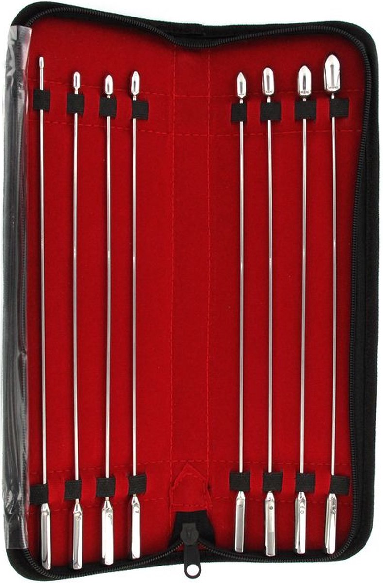 Goedkoopste Dilator Set - In luxe etui - 8-delig - RVS