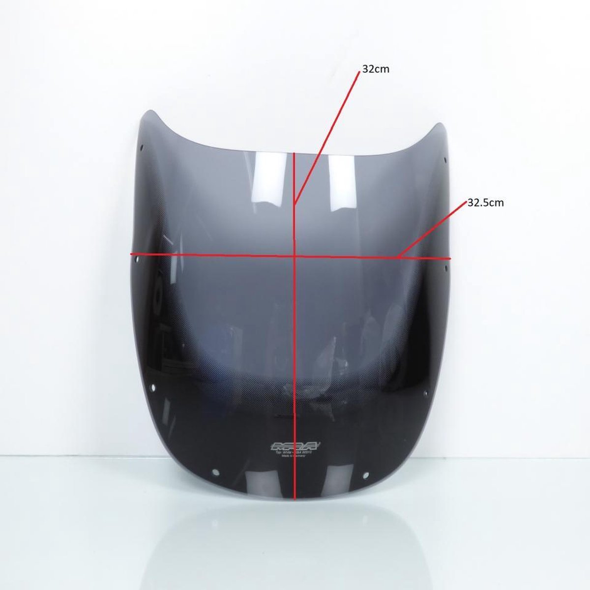 mra windscherm origineel type smoked voor motor kawasaki 600 zx6r 1995 tot 1997 nieuw