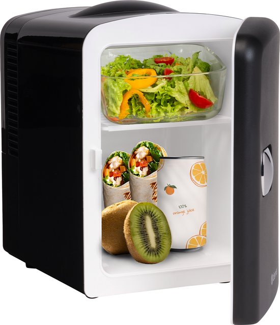 Denver Mini koelkast - Skincare Fridge - 12V Auto Aansluiting - Koelen & Verwarmen - 4 Liter - MFR401 - Zwart