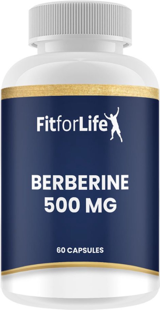 Goedkoopste Fit for Life Berberine - 500 mg - Capsules - Gebruik gemaakt van Rebersa - Geschikt voor vegetariërs en veganisten - 90 capsules
