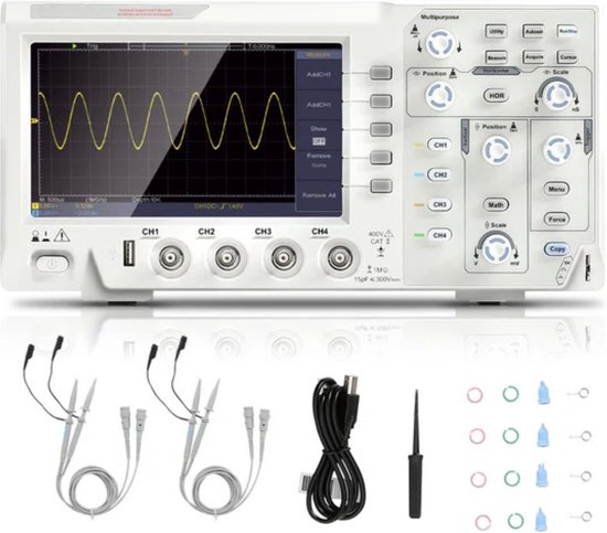 Velleman Mini 2-kanaals PC-oscilloscoop met USB-aansluiting