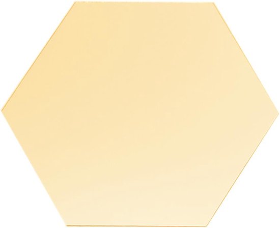 Set van 3 spiegels Hexa Goud - Wanddecoratie