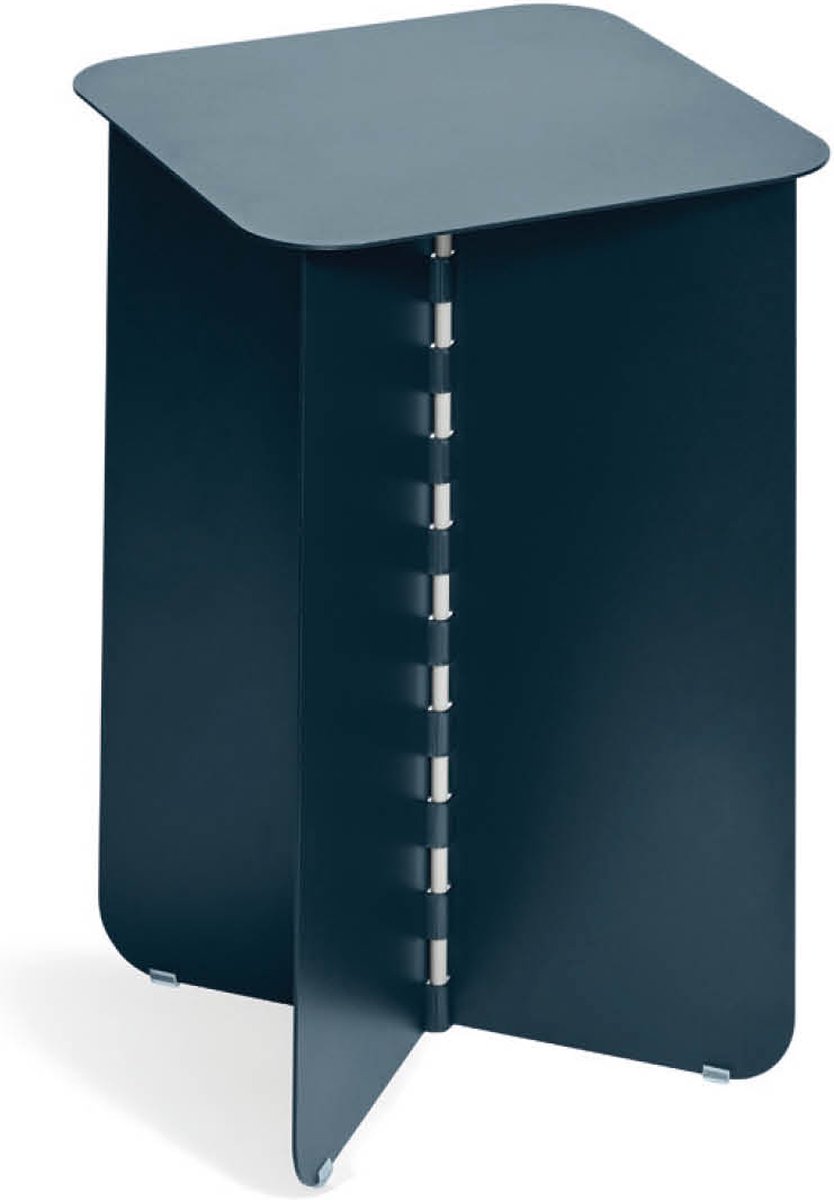 Puik Design - Hinge - Bijzettafel - Salontafel - koffietafel - Kleine - Donkerblauw - Metaal - Industrieel - Design