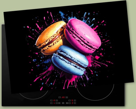 KitchenYeah® Protection plaque induction 74x48 cm - 3-2-12 - Protege plaque de cuisson - Couvre plaque induction - Protecteur d'induction - Cuisine