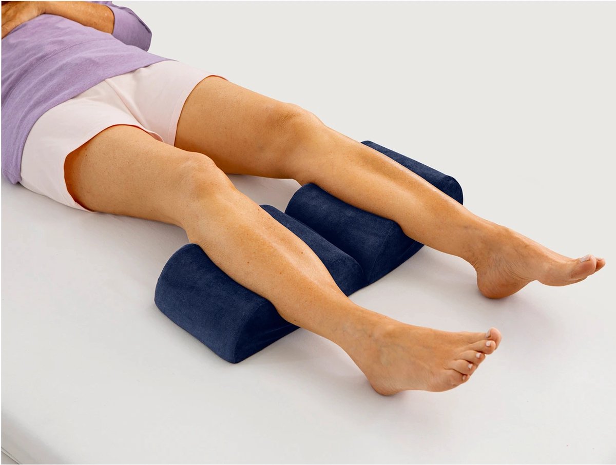 Abductiekussen knieën en/of benen met visco foam - elastisch (traagschuim)